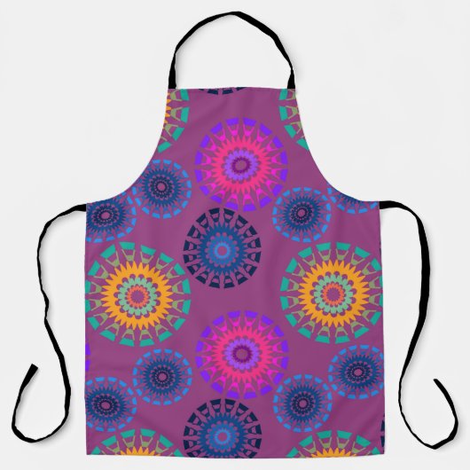 Tablier Motif transparent avec ouverture ronde multicolore (Recto)