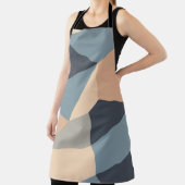 Tablier Motif transparent polygonal varié. multicolore (Insitu)