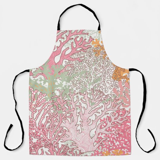 Tablier Motif transparent sous-marin avec belle (Recto)