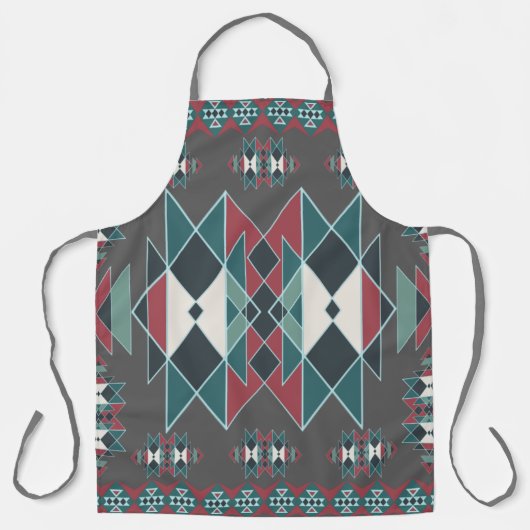 Tablier Motif Triangle Sud-Ouest Natif  (Recto)