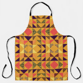 Tablier Motif triangle transparent arrière - plan abstrait (Recto)