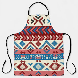 Tablier Motif tribal coloré tiré à la main