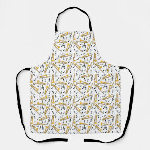 Tablier Motif Trombone Music Notes