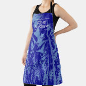 Tablier Motif tropical avec nom du chef Apron (Insitu)