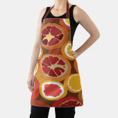 Tablier Motif tropical de grenade rouge orange (Insitu)