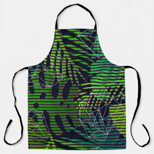 Tablier Motif tropicale sans couture avec plantes tropicau