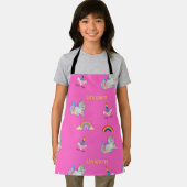 Tablier Motif Unicorne rose (Insitu)