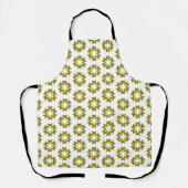 Tablier Motif Vert Olive (Recto)