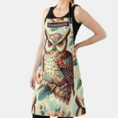 Tablier Motif vintage Cute Owl (Insitu)