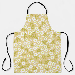Tablier Motif vintage sans couture abstrait. Flux blanc mo