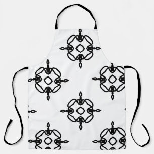 Tablier Motif vintage sans couture en ornement géométrique