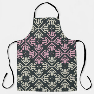 Tablier motif vintage sans soudure avec ornements