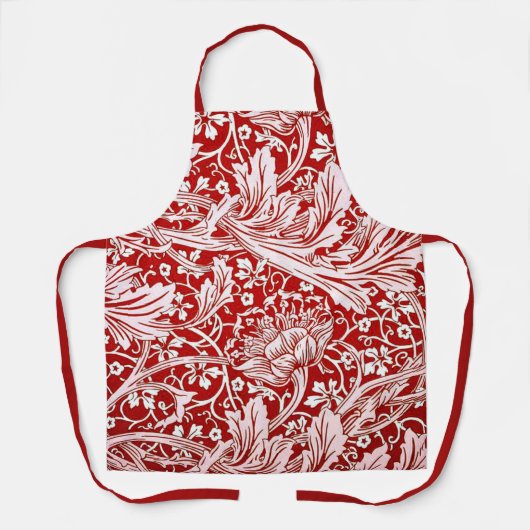 Tablier motif William Morris, Arcadia, conception populai (Recto)
