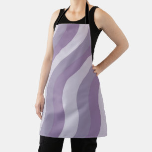 Tablier Motif Y2K Super de flux de liquide violet