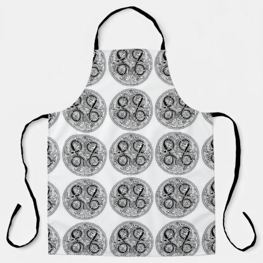 Tablier Motifs de défilement de styles classiques (Recto)
