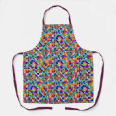 Tablier Motifs géométriques colorés (Recto)