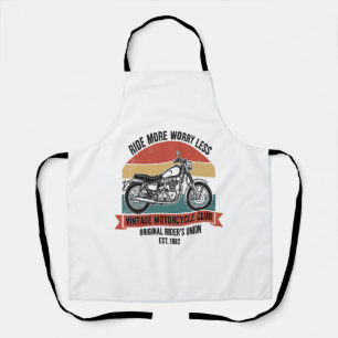 Tablier Moto Club Est vintage. 1982