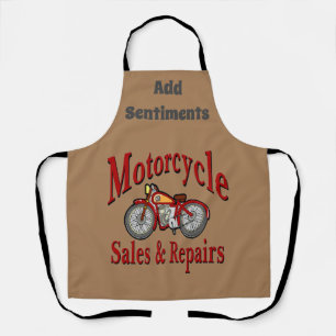 Tablier Motorcycle Design modifier et ajouter du texte, ta