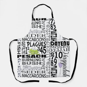 Tablier Mots de la Pâque Matzah Apron