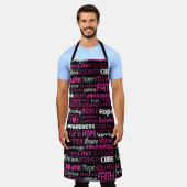 Tablier Mots De Sensibilisation... Cancer Du Sein (Porté)