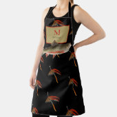 Tablier Mouche noire Pêche truite Pêcheur mouches Aquarell (Insitu)