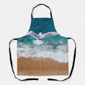 Tablier Mouette au-dessus de la mer (Recto)