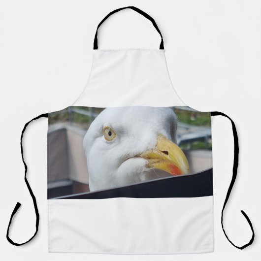 Tablier Mouette regardant (Recto)