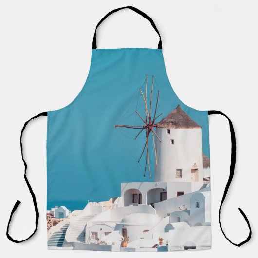 Tablier moulin Brown et blanc (Recto)