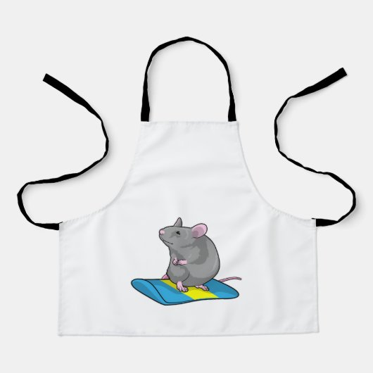 Tablier Mouse as Snowboarder (Recto)