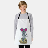 Tablier Mouse at yoga (Porté)