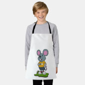 Tablier Mouse with Coffee cup (Porté)