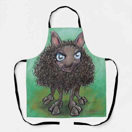 Tablier Mouton noir (Recto)