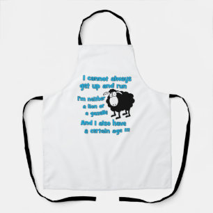 Tablier mouton noir