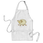 Tablier Moutons de bélier surpris (Devant)