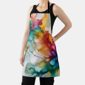 Tablier Mouvement Abstrait Encre d'alcool dynamique (Insitu)