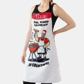 Tablier Mr Good Looking Photo Apron, Personalized Xmas (Insitu)