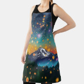 Tablier Mt Rainier w Soirée Starry Sky et Fireflies (Insitu)