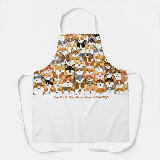 Tablier multi-corgi (Recto)