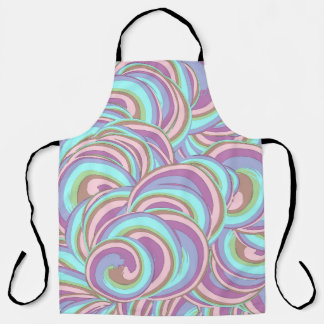 Tablier Multicolor Swirls Pattern
