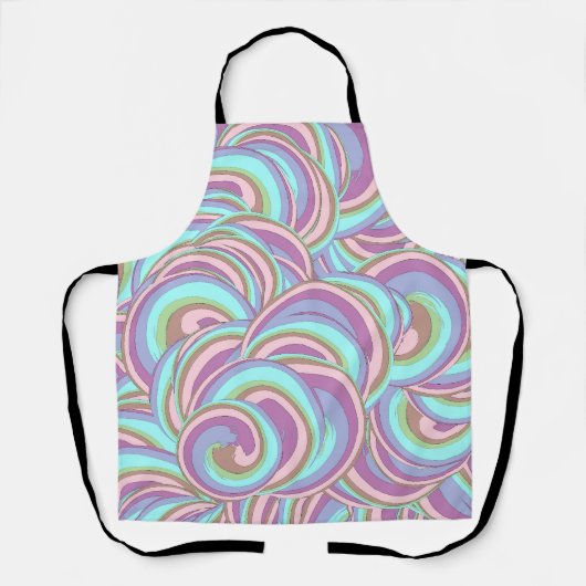 Tablier Multicolor Swirls Pattern (Recto)