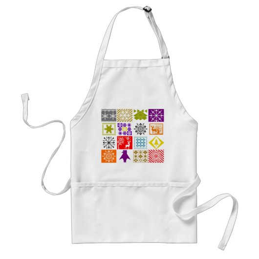 Tablier Multicolored christmas (Devant)