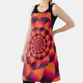 Tablier Multicolored psychedelic background, funky vortex (Insitu)