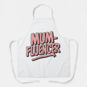 Tablier Mumfluencer Funny cadeau de la fête des mères, (Recto)