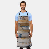 Tablier mur Brown en bois (Porté)