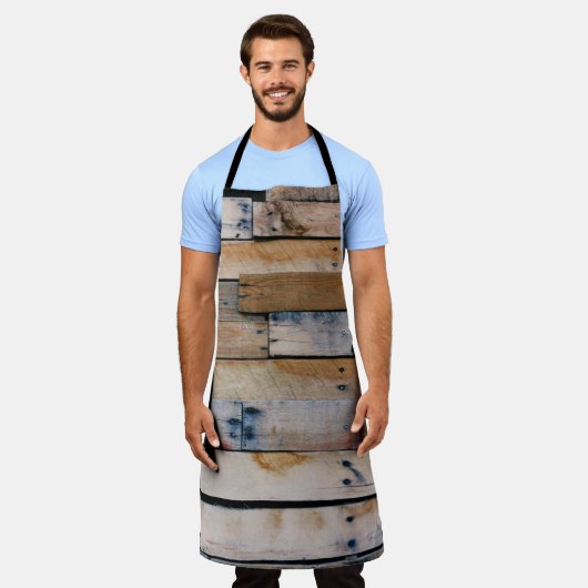 Tablier mur Brown en bois (Porté)