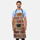 Tablier Mur Brown en brique (Porté)