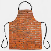 Tablier Mur de brique rouge mur de brique (Recto)