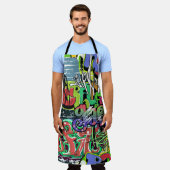 Tablier Mur de graffitis : Hip hop urbain (Porté)