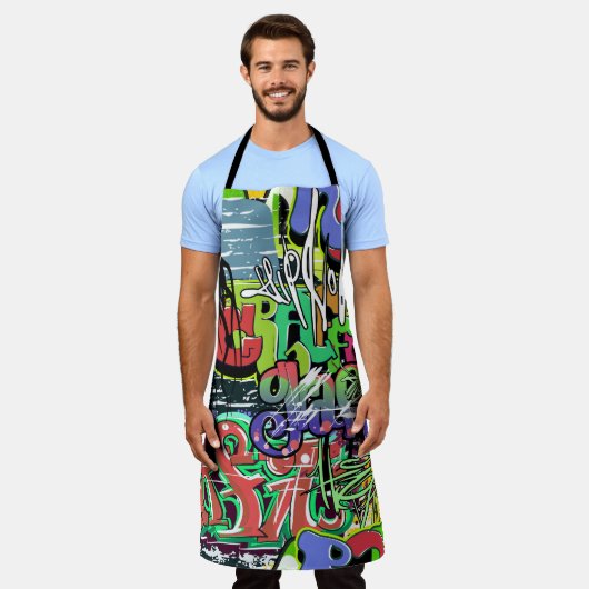 Tablier Mur de graffitis : Hip hop urbain (Porté)