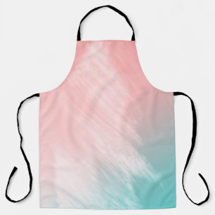 TABLIER MUR DE PASTEL ET DE MINT ABSTRAITS